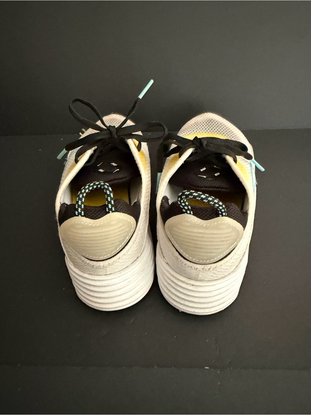 Nike Air Max 2090 Speed Yellow Aqua Sneakers Size 3Y - Picture 3 of 6